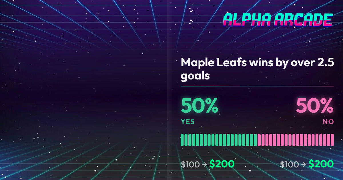 YES 50% / NO 50%