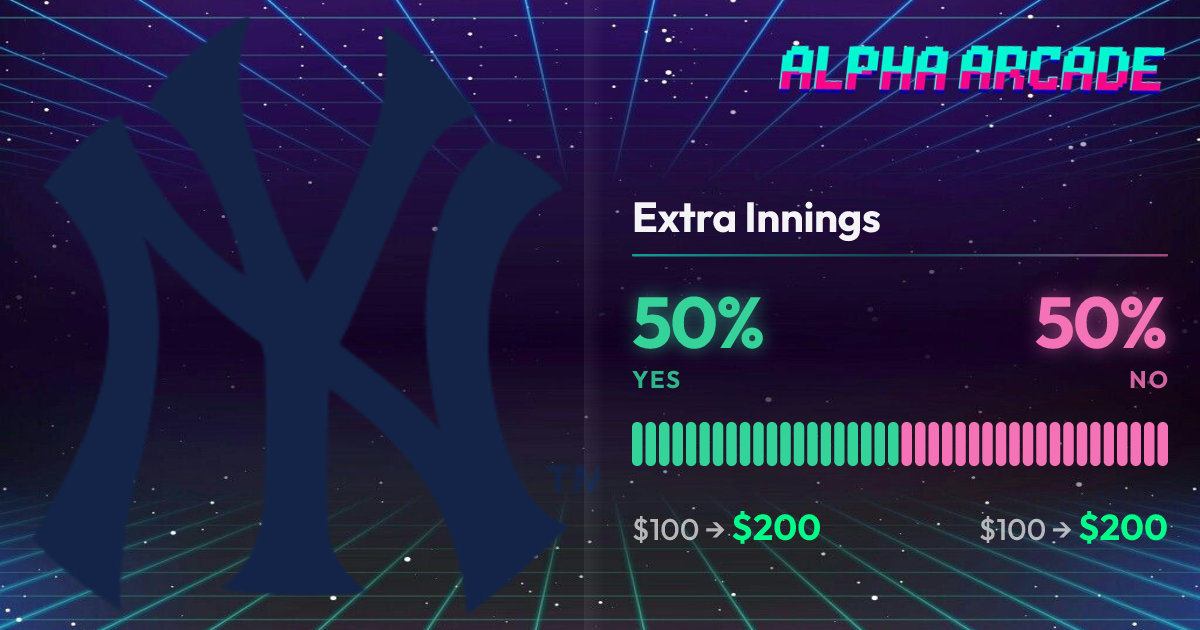 YES 50% / NO 50%