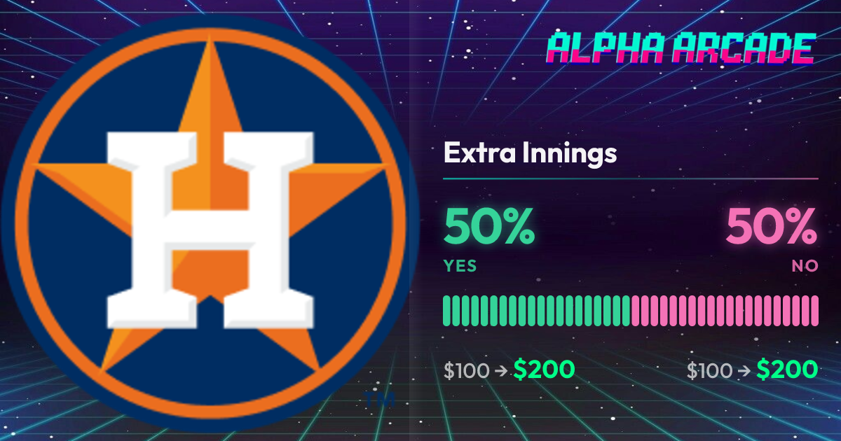 YES 50% / NO 50%