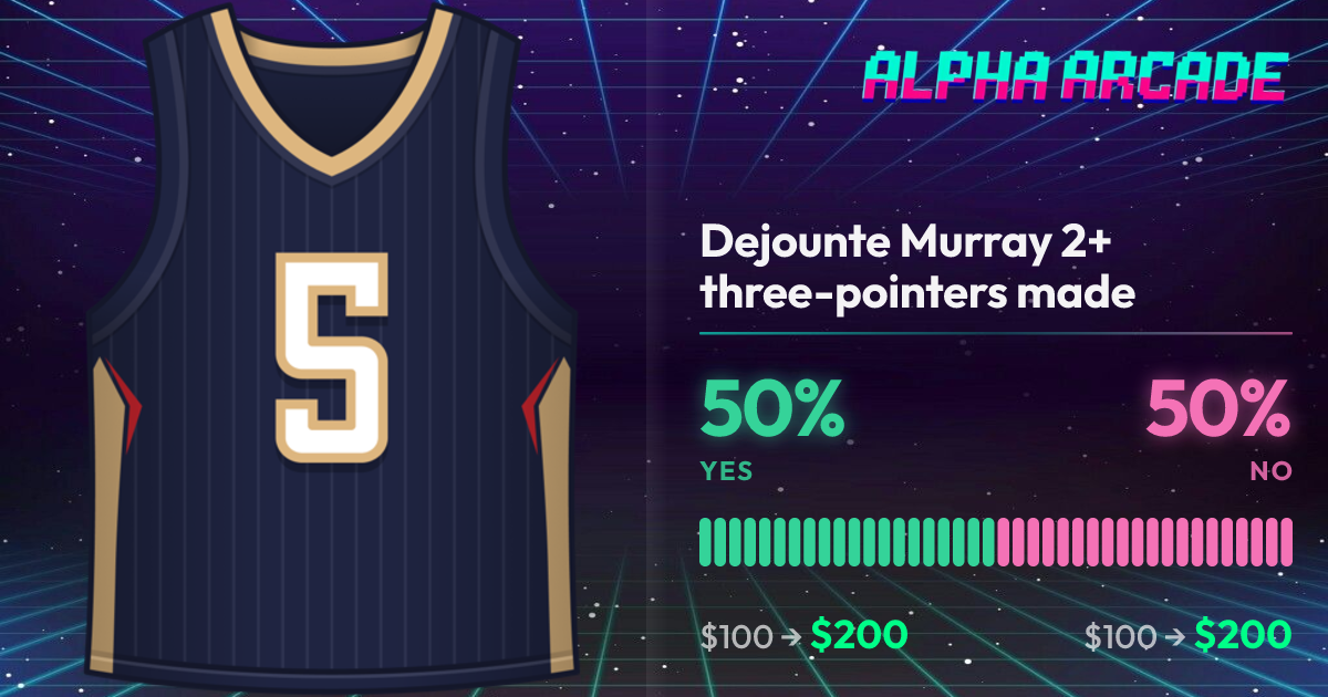 YES 50% / NO 50%