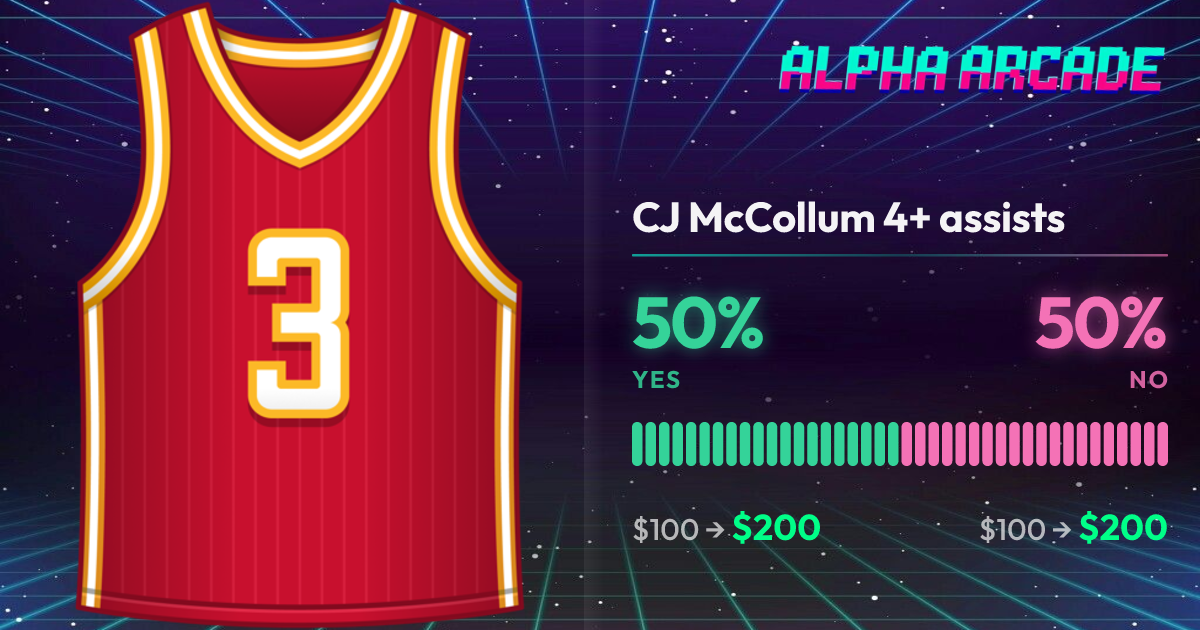 YES 50% / NO 50%