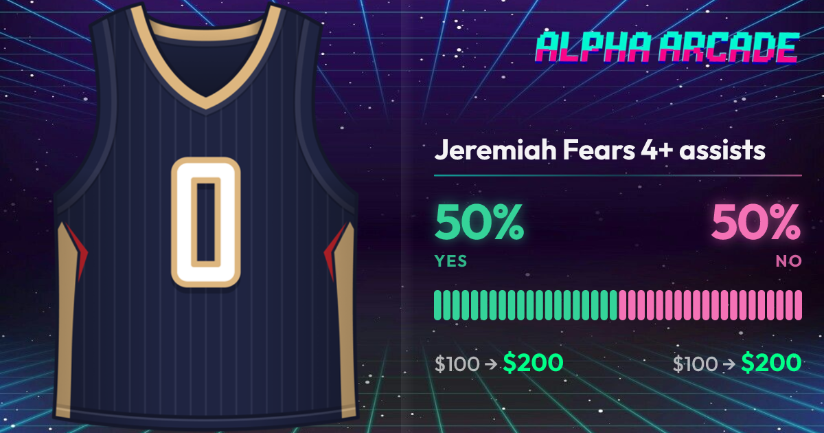 YES 50% / NO 50%