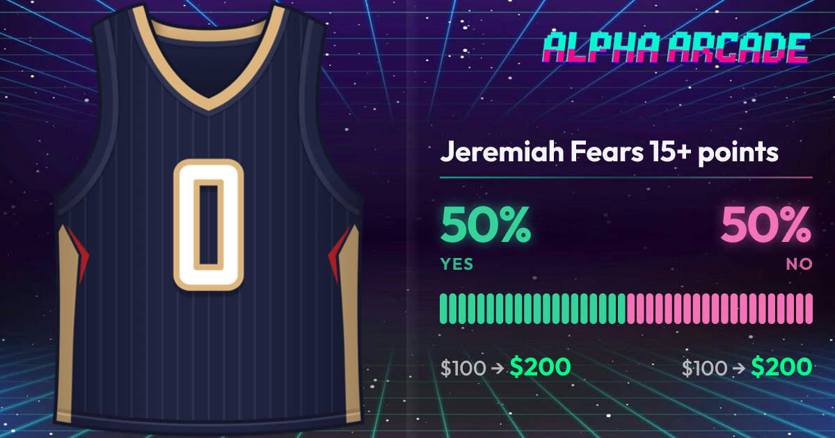 YES 50% / NO 50%