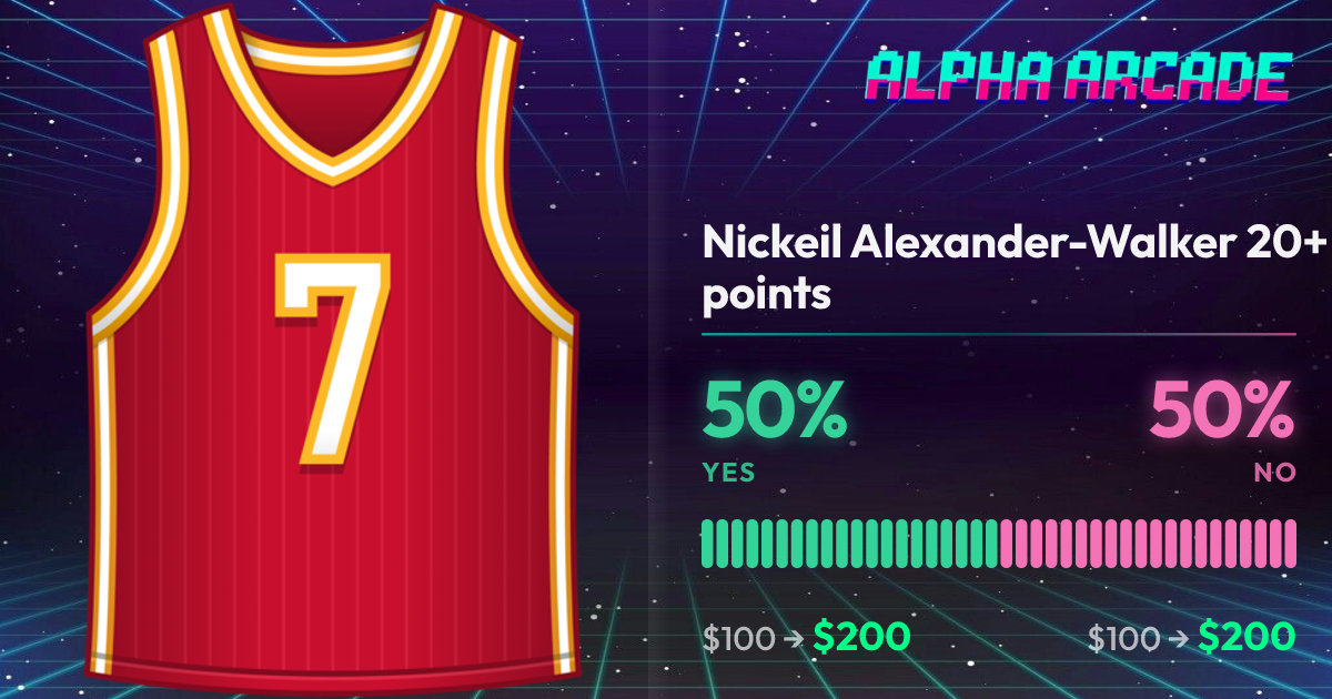YES 50% / NO 50%