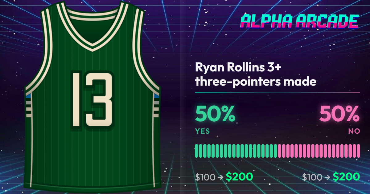 YES 50% / NO 50%