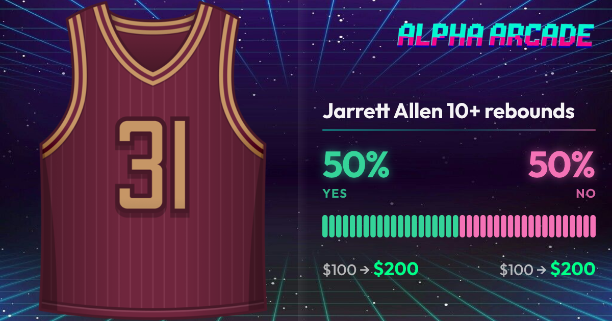 YES 50% / NO 50%