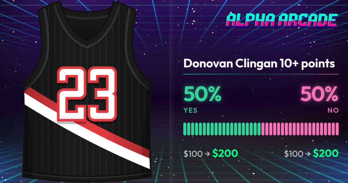 YES 50% / NO 50%