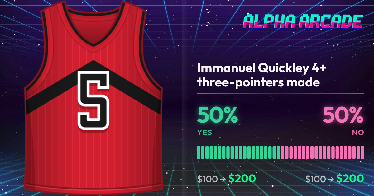 YES 50% / NO 50%