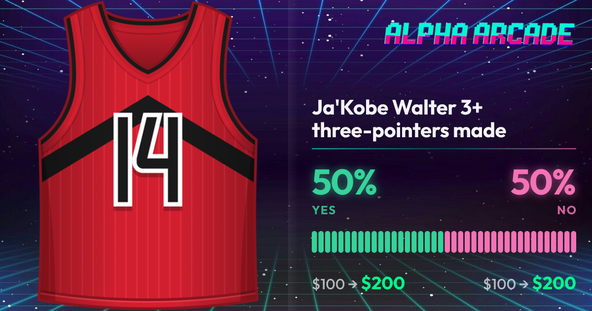 YES 50% / NO 50%