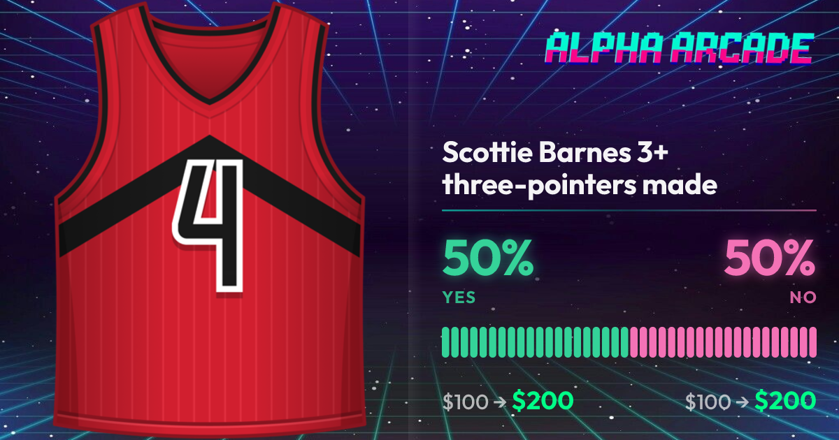 YES 50% / NO 50%