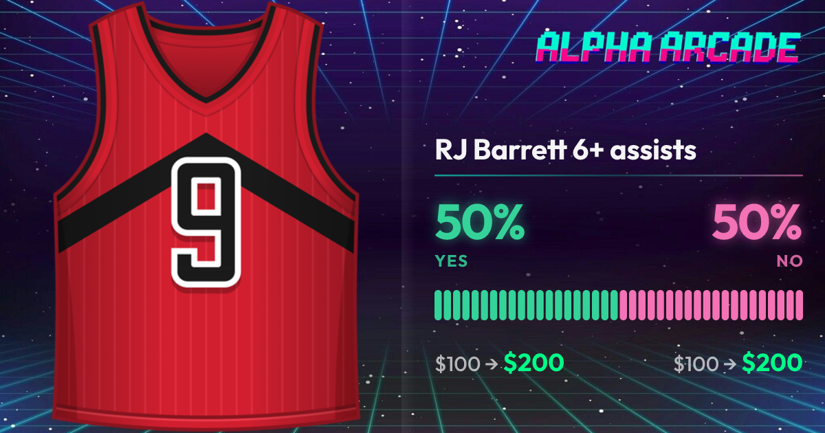 YES 50% / NO 50%