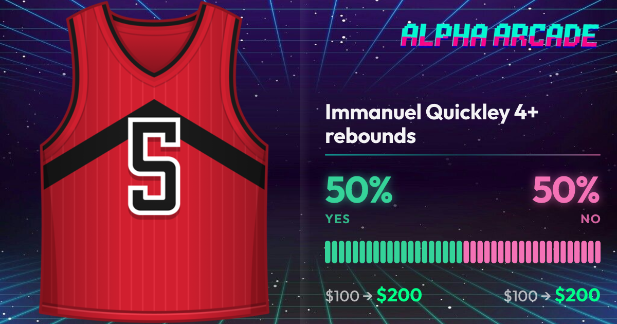 YES 50% / NO 50%