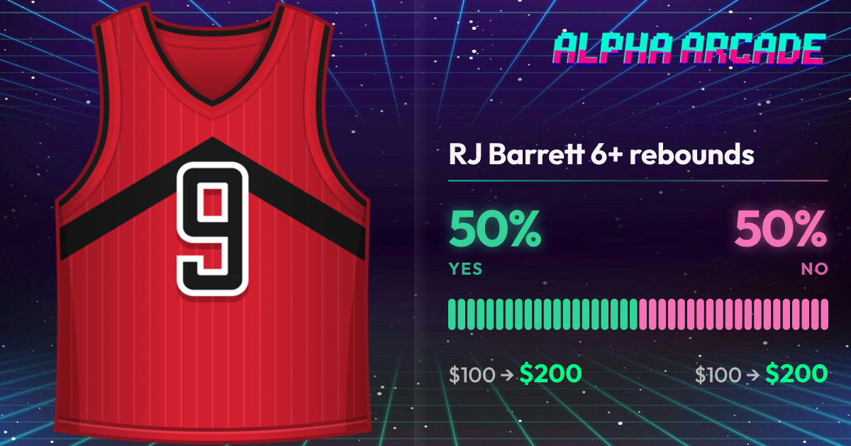YES 50% / NO 50%