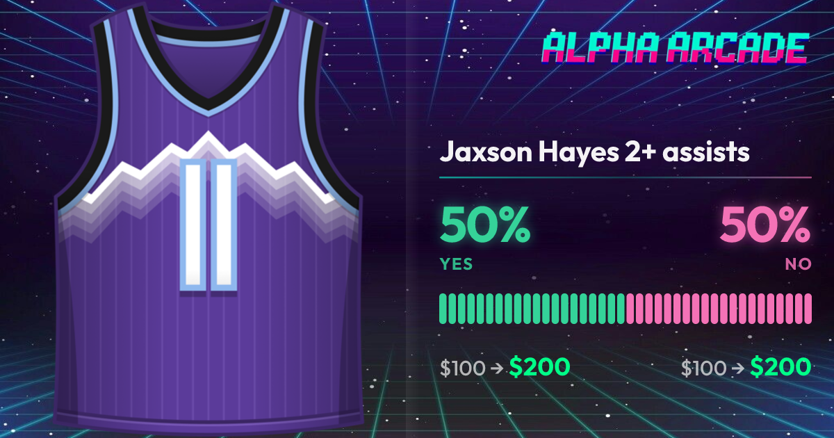 YES 50% / NO 50%
