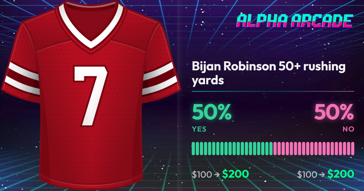 YES 50% / NO 50%