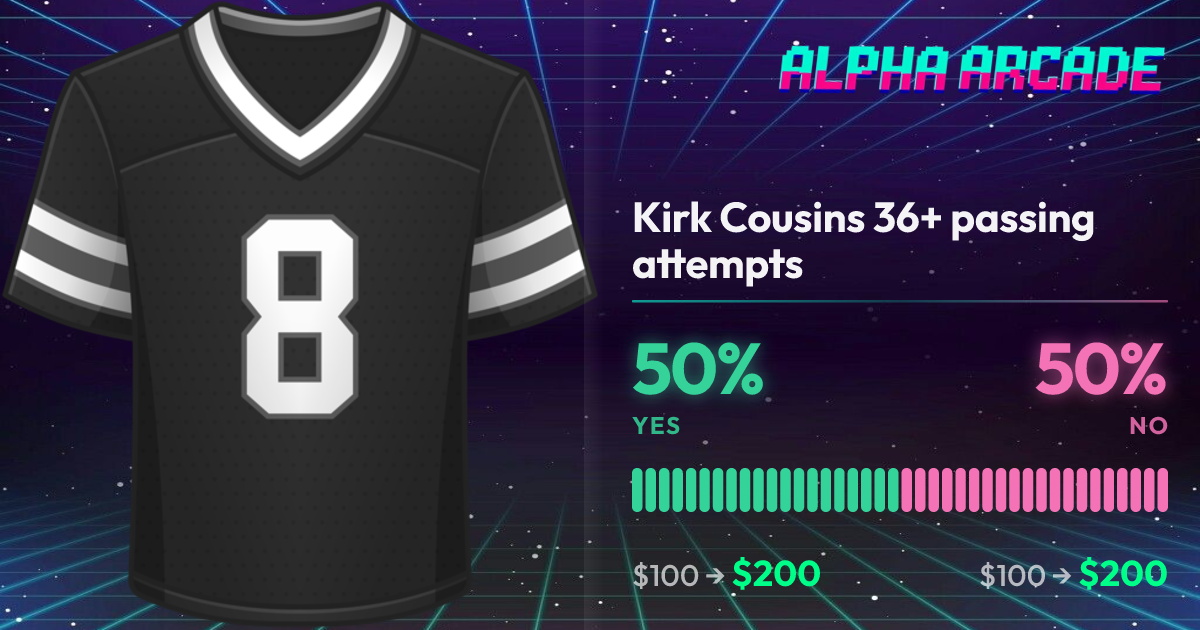 YES 50% / NO 50%