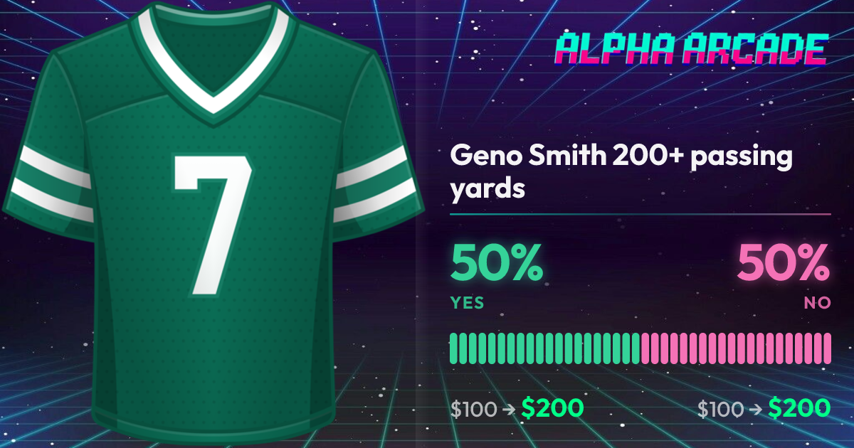 YES 50% / NO 50%