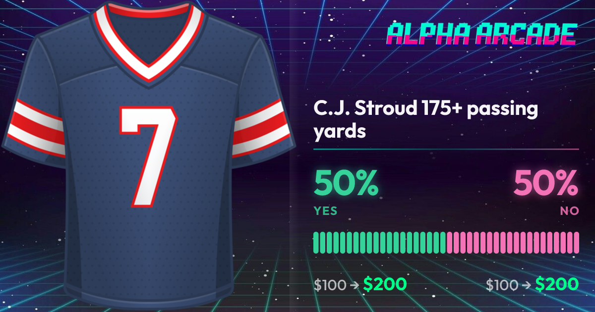 YES 50% / NO 50%