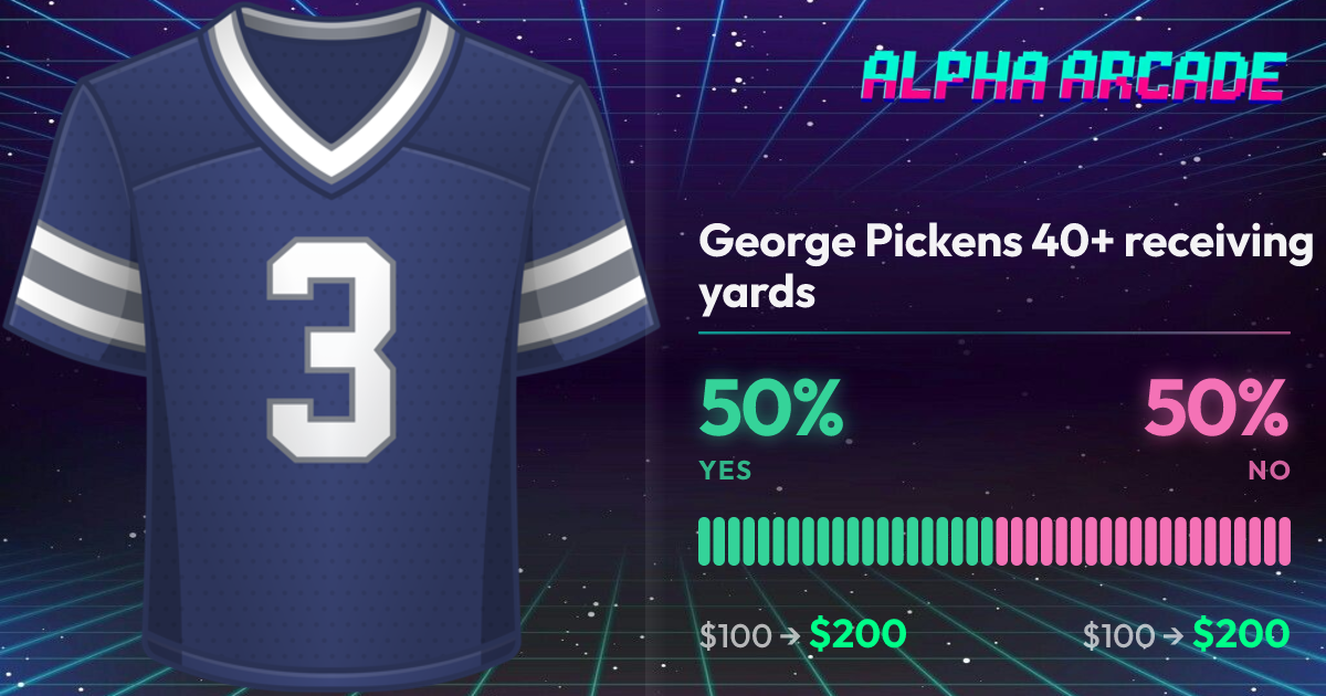 YES 50% / NO 50%