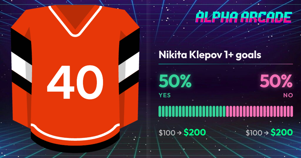 YES 50% / NO 50%