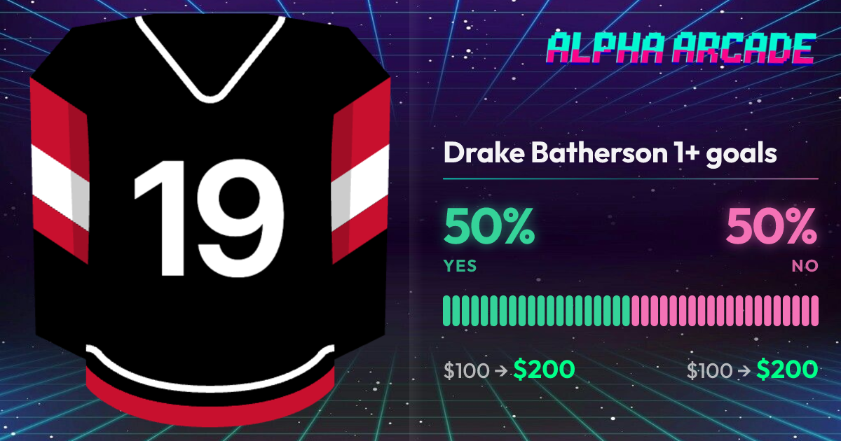 YES 50% / NO 50%