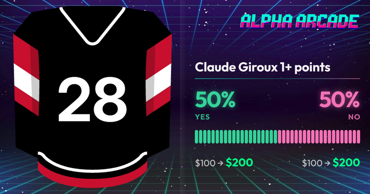 YES 50% / NO 50%