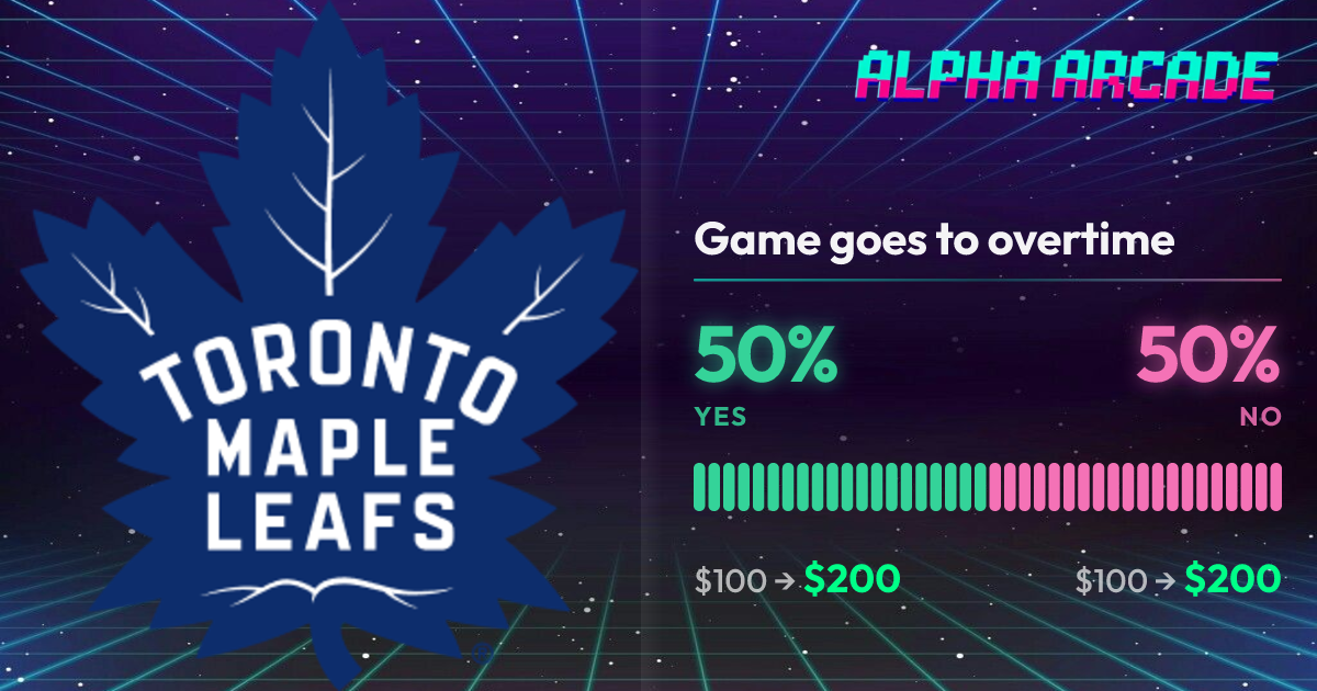 YES 50% / NO 50%