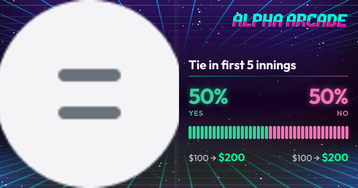 YES 50% / NO 50%