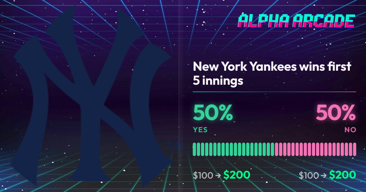 YES 50% / NO 50%