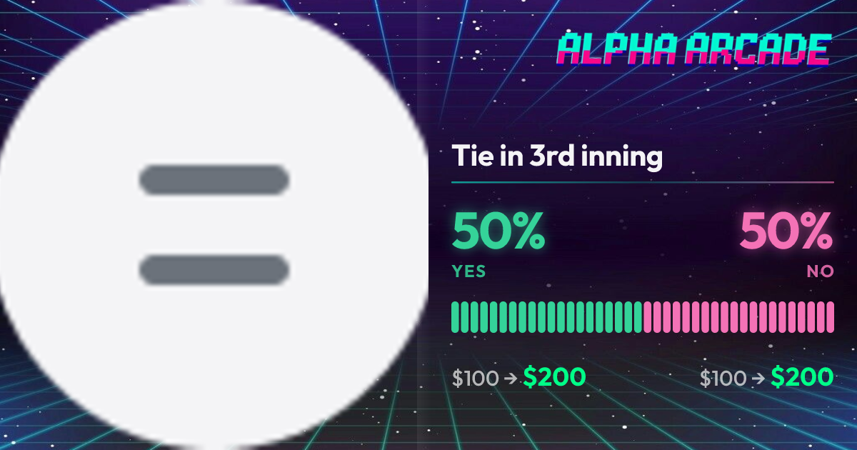 YES 50% / NO 50%