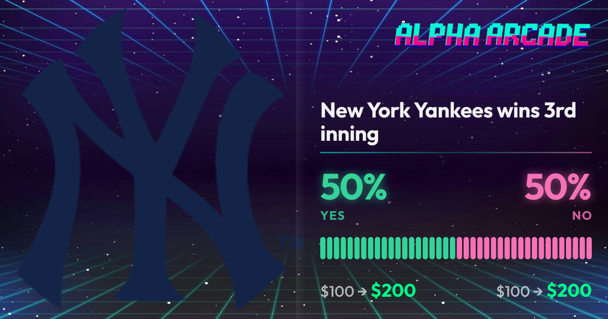 YES 50% / NO 50%