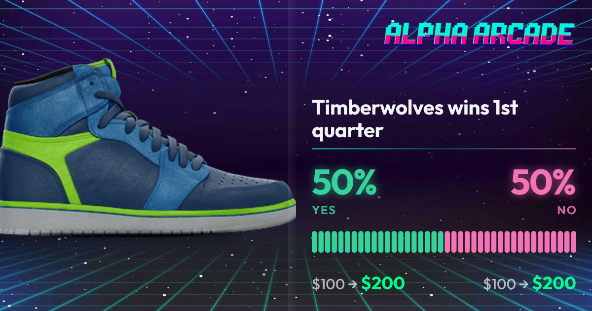 YES 50% / NO 50%