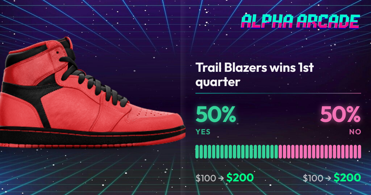 YES 50% / NO 50%