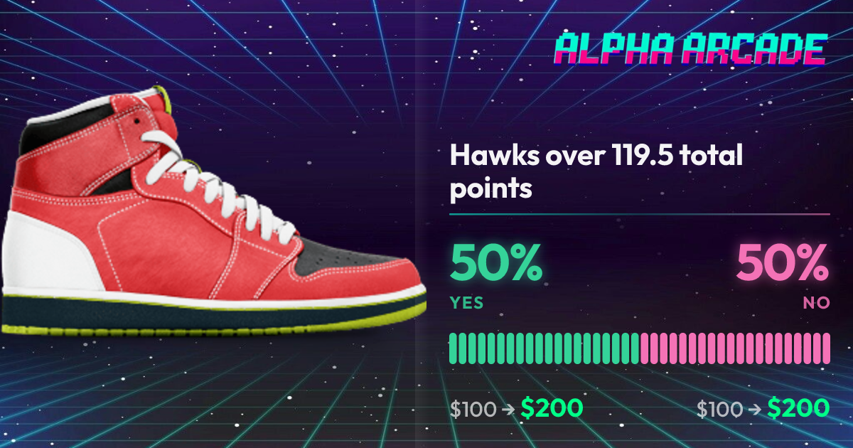 YES 50% / NO 50%