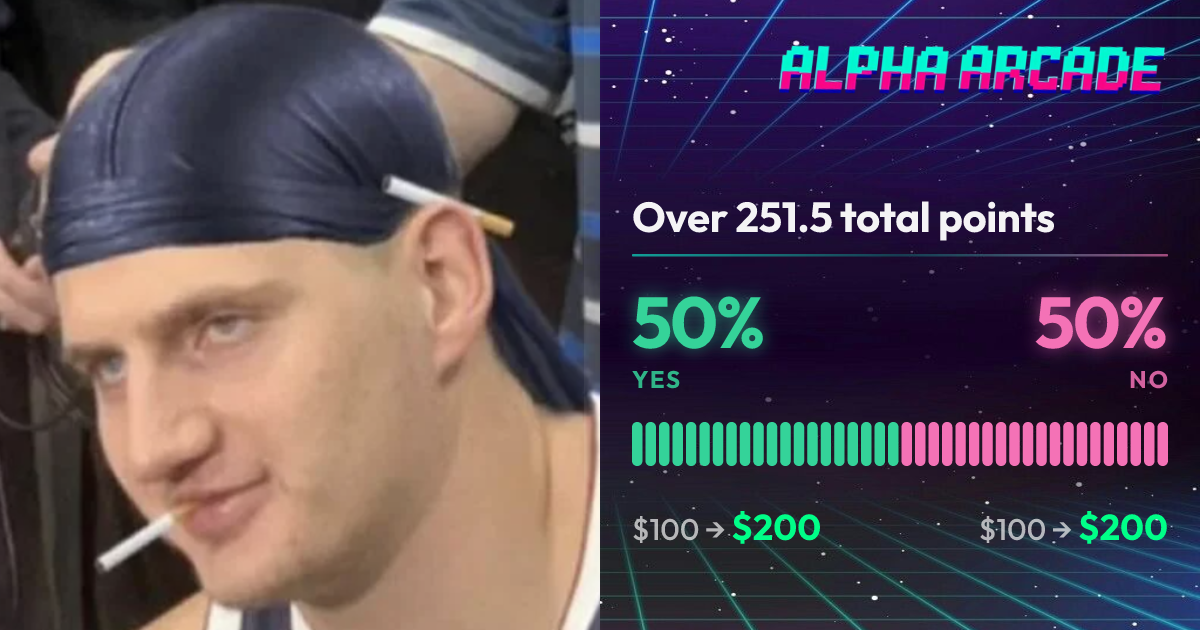 YES 50% / NO 50%