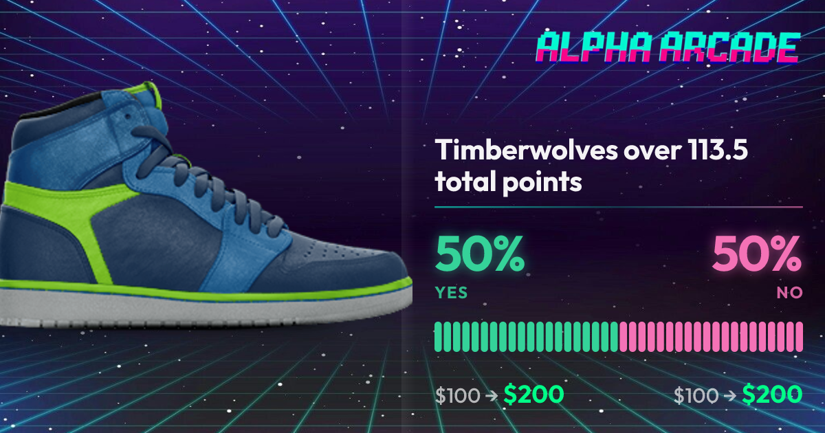 YES 50% / NO 50%