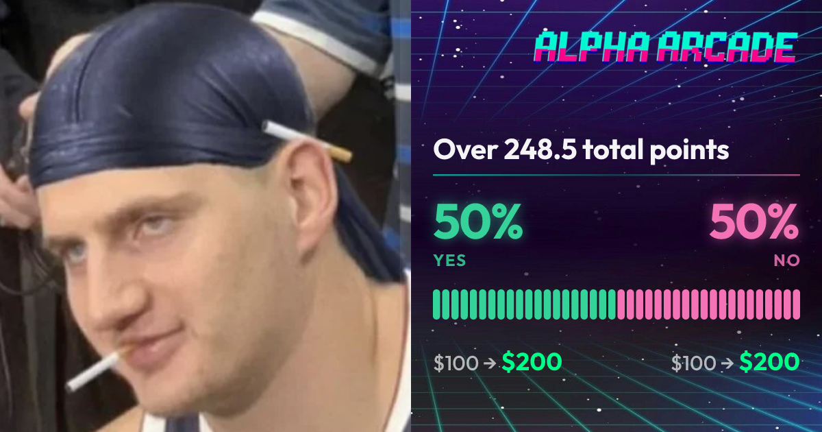 YES 50% / NO 50%
