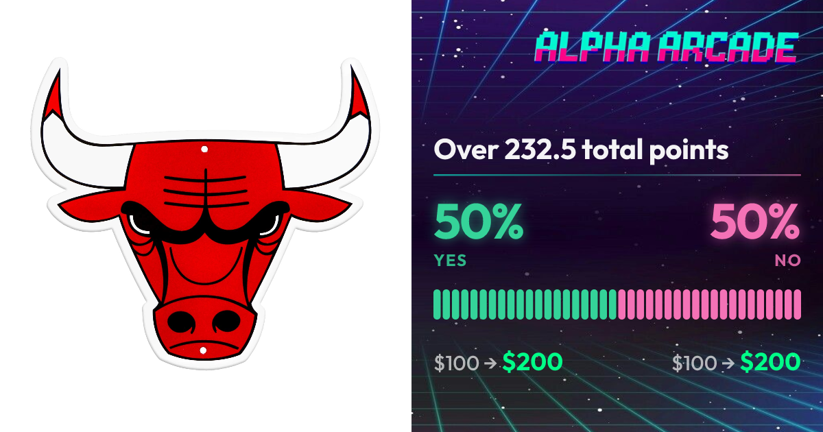 YES 50% / NO 50%
