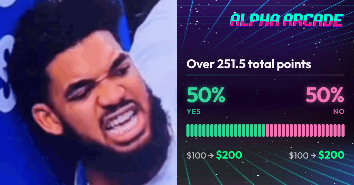 YES 50% / NO 50%