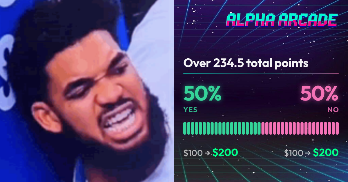 YES 50% / NO 50%