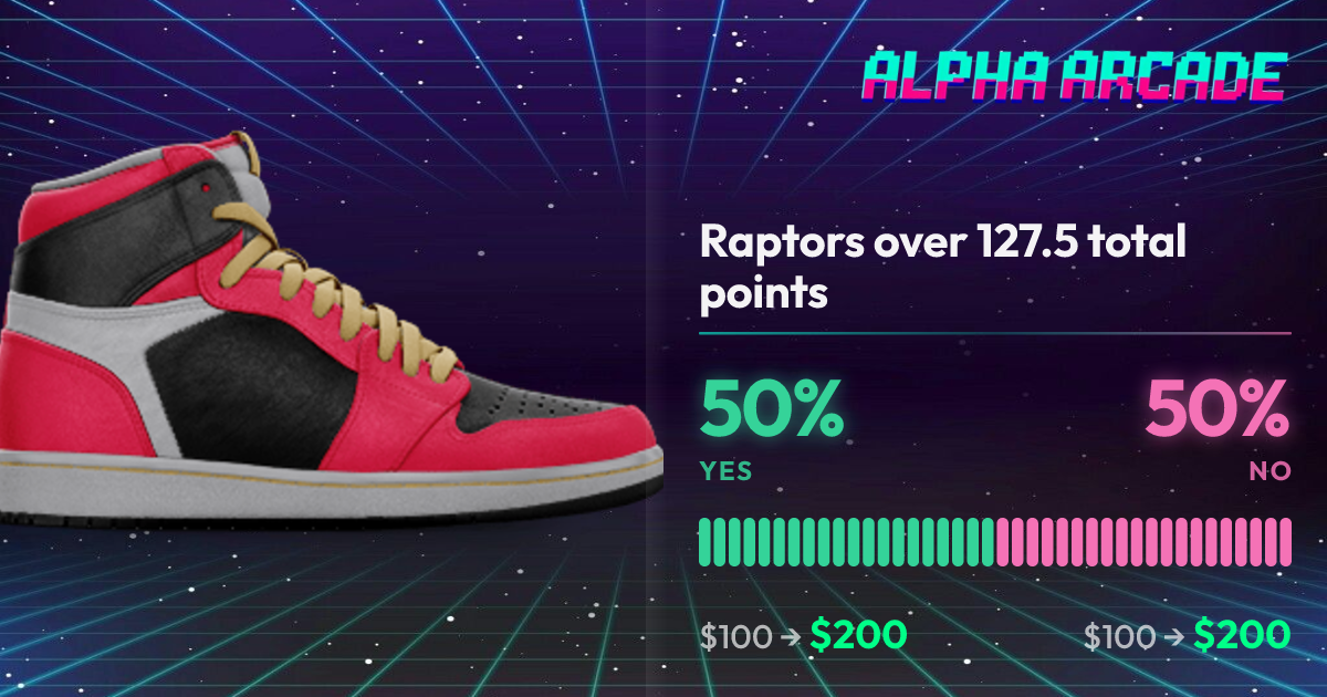 YES 50% / NO 50%