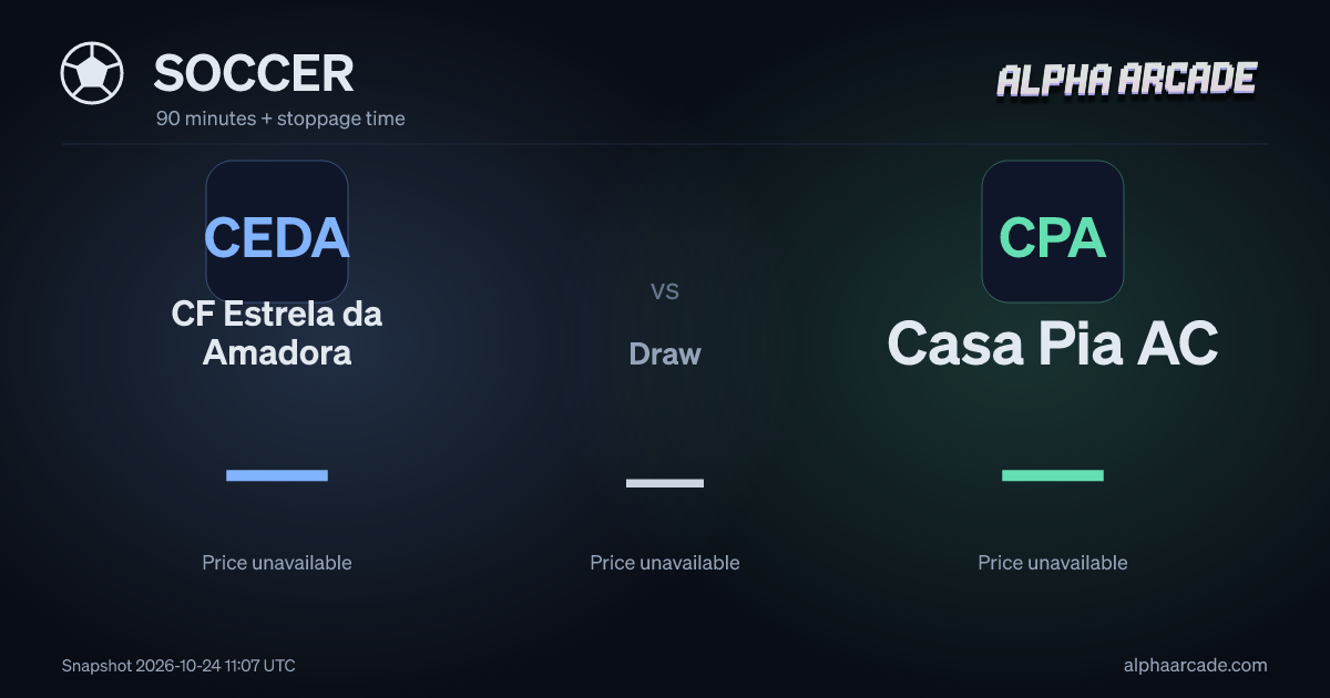 SOCCER: CF Estrela da Amadora — / Draw — / Casa Pia AC —