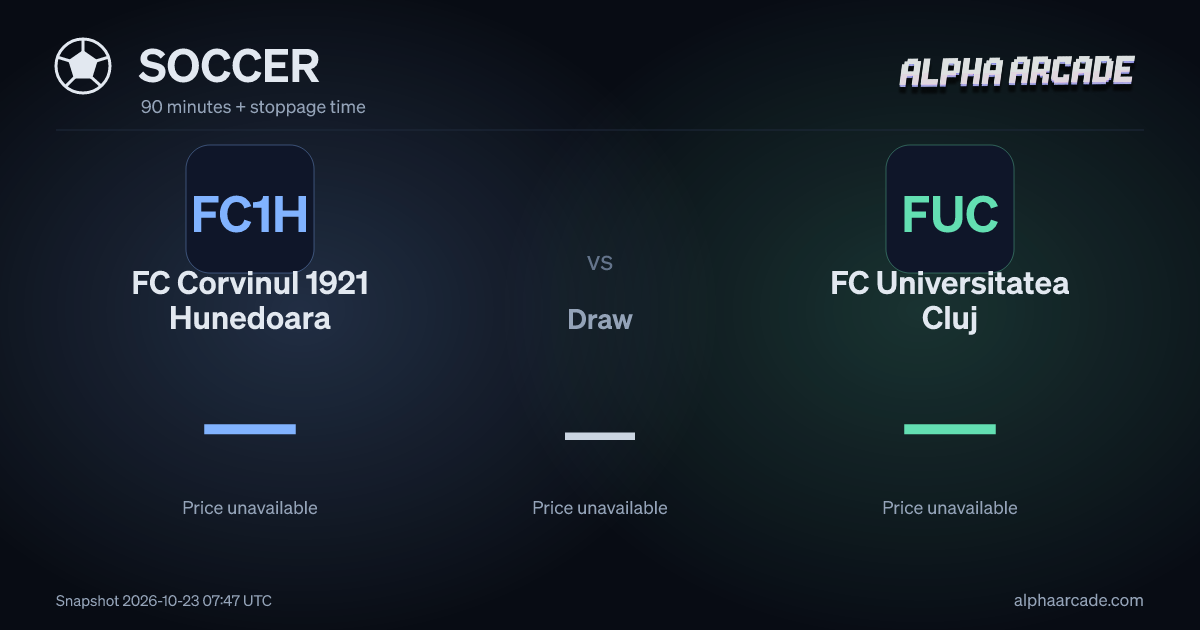 SOCCER: FC Corvinul 1921 Hunedoara — / Draw — / FC Universitatea Cluj —