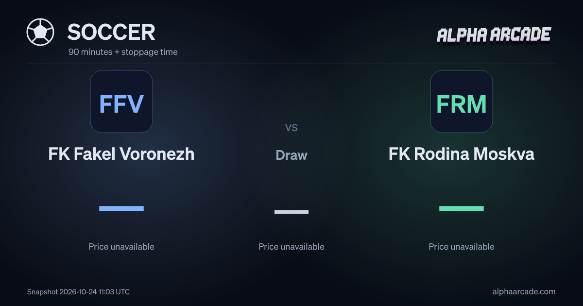 SOCCER: FK Fakel Voronezh — / Draw — / FK Rodina Moskva —