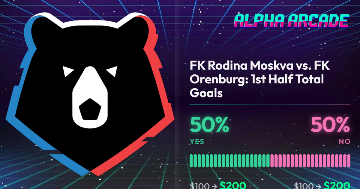 YES 50% / NO 50%