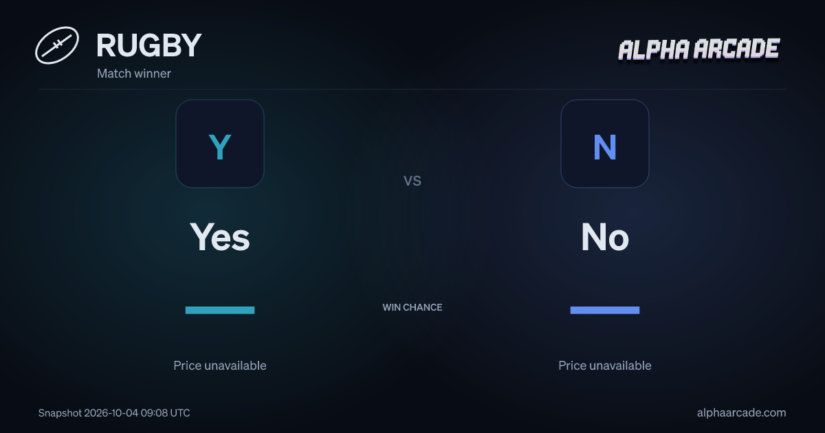 RUGBY: Yes — / No —