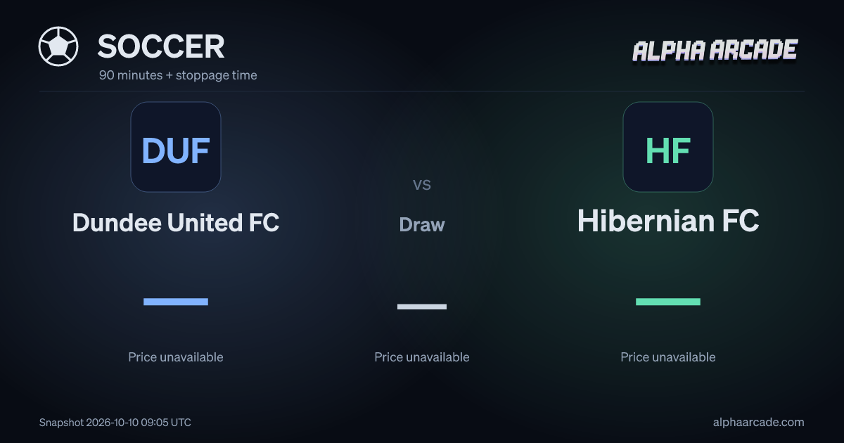 SOCCER: Dundee United FC — / Draw — / Hibernian FC —