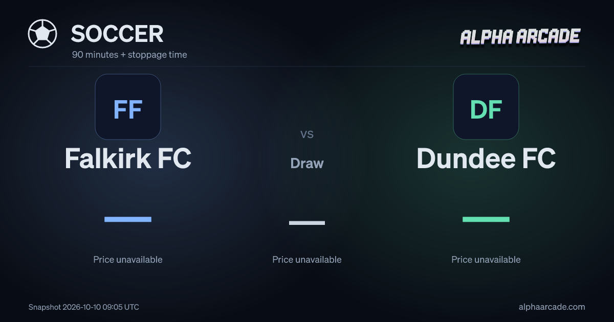 SOCCER: Falkirk FC — / Draw — / Dundee FC —