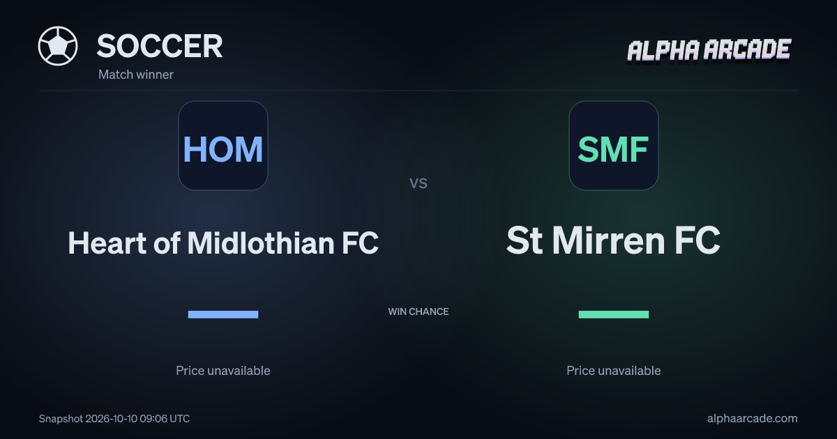 SOCCER: Heart of Midlothian FC — / St Mirren FC —