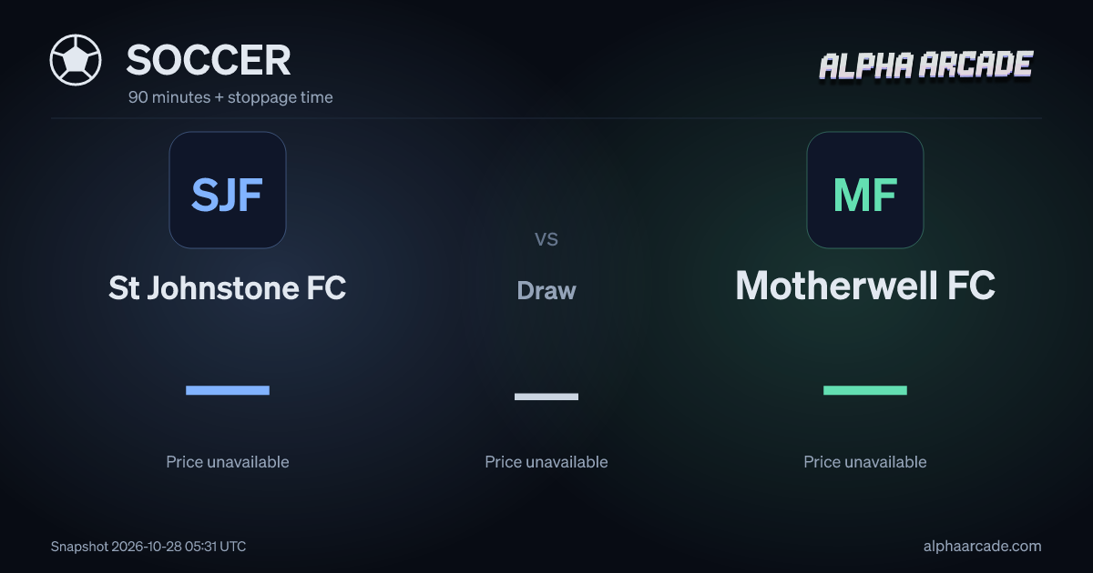 SOCCER: St Johnstone FC — / Draw — / Motherwell FC —